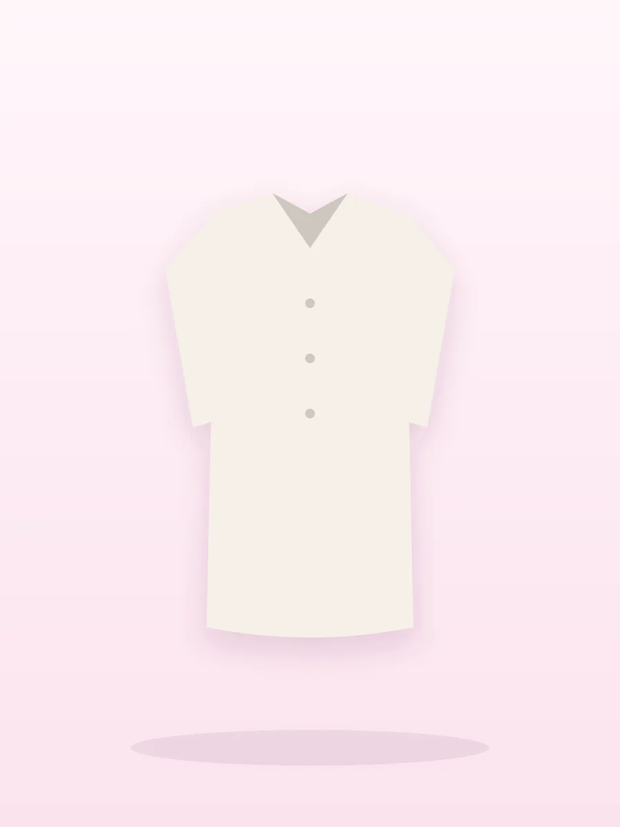 Blusa Satinada Lazo color crema