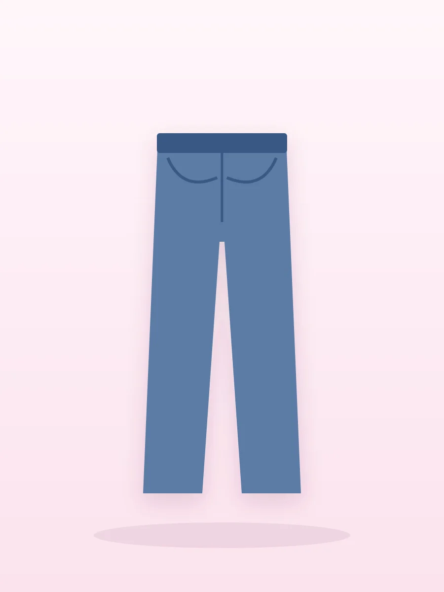 Jean Mom Fit Tiro Alto color denim