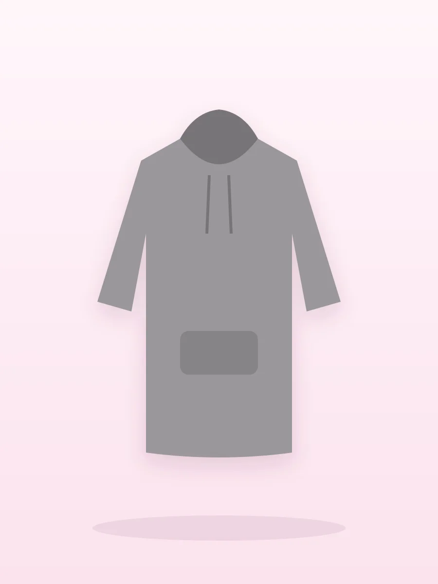 Polerón Hoodie Essential color gris